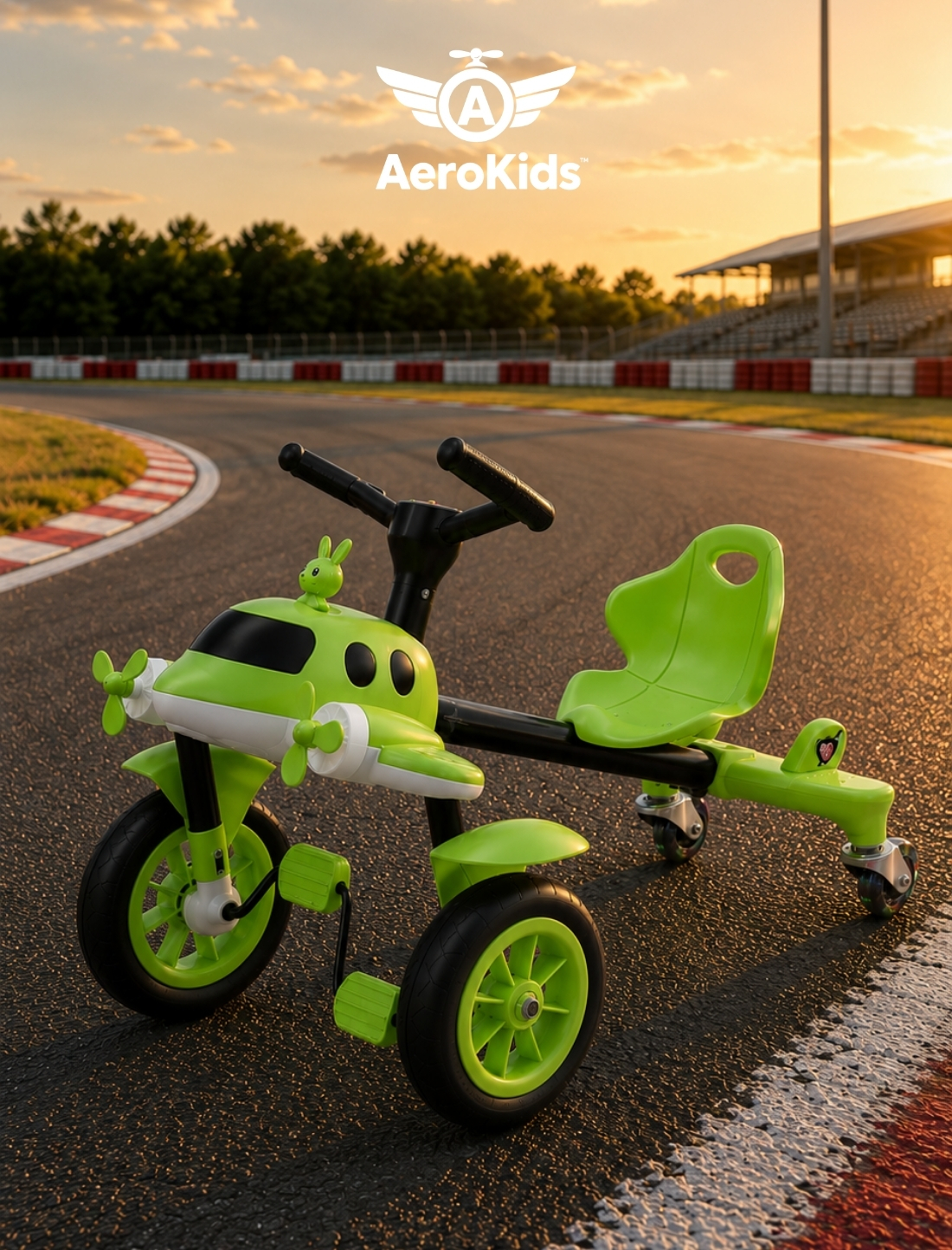 Quadriciclo AeroKids® verde